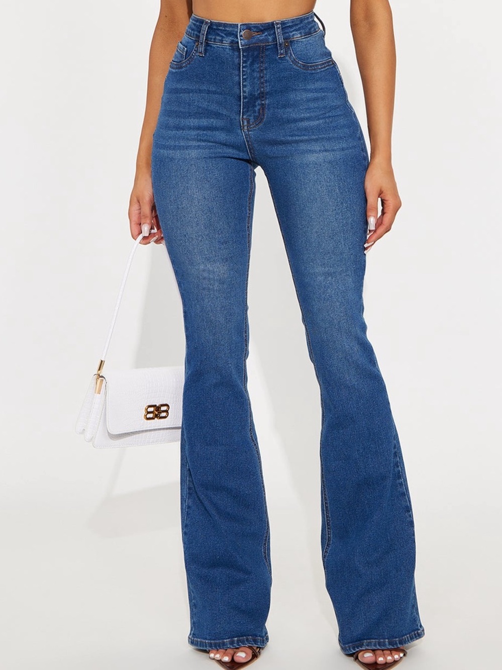 Fashion Nova Jeans | Booty Lifting Stretch Flare High Waisted Jeans - Tall